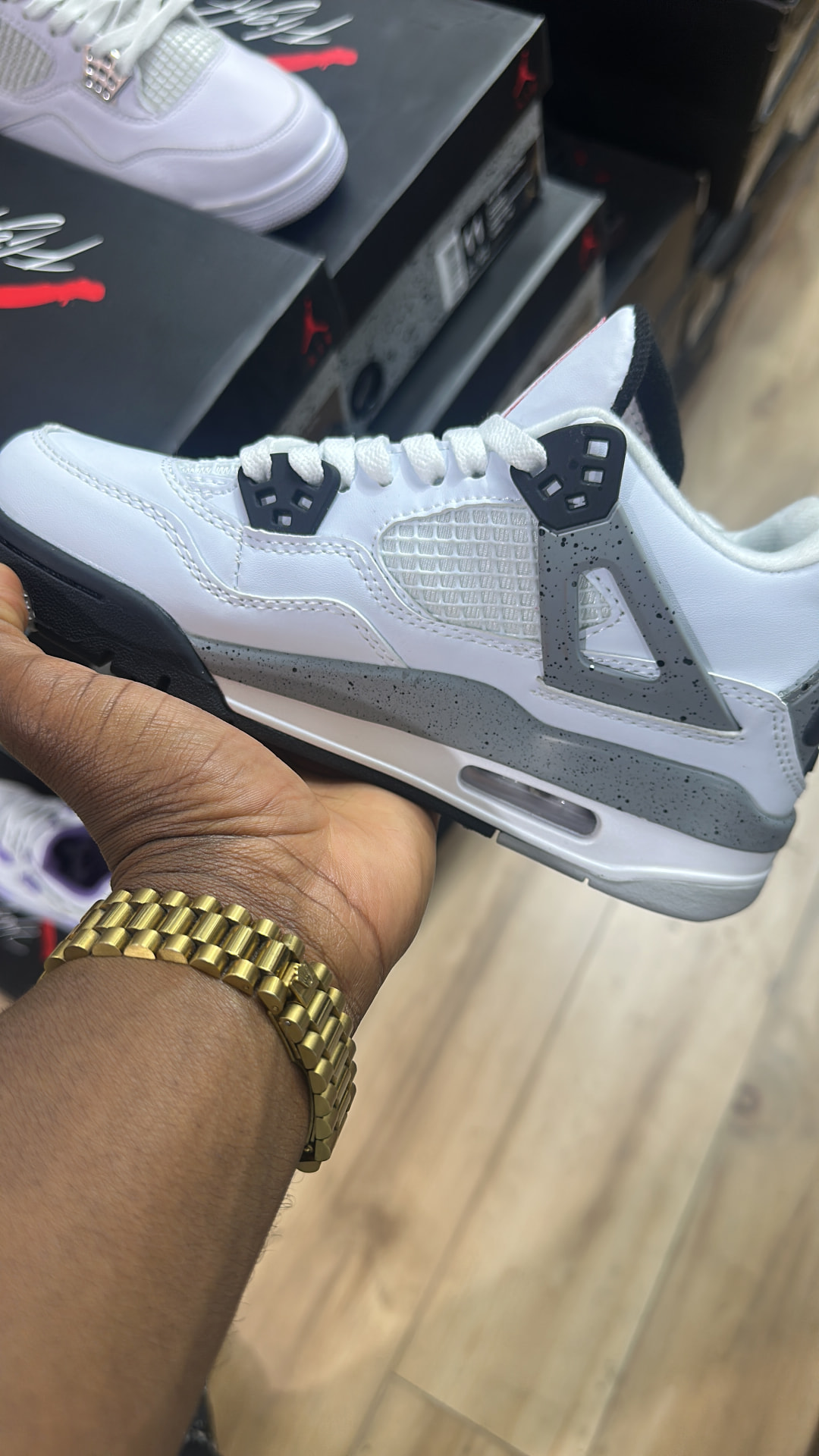 Jordan 4 White Cement sneaker
